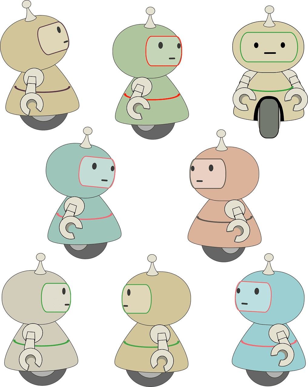 alphabet word images, antenna, cartoon