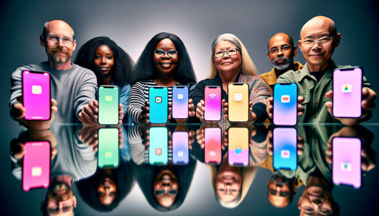 Various mobile phones with productivity apps on the screens