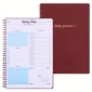 Daily Planner:
120 Pages Daily Planner Undated To Do List Notebook With Hourly Schedule Regolden-Book Calendars Meal Spiral Organizers Notebook – Red 8