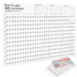 Holiday Calendar 2024 New Yearly Daily Schedule Planner Sheet Paper 365 Day Plan Annual Hanging Planning Weekly Agenda Pad Month 12 1