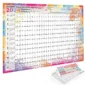 Holiday Calendar 2024 New Yearly Daily Schedule Planner Sheet Paper 365 Day Plan Annual Hanging Planning Weekly Agenda Pad Month 12 – vintage calendar 8