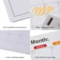 Summer Calendar For Fridge Monthly Weekly Planner Calendar Table Dry Erase Whiteboard Fridge Sticker Message Board Menu 6
