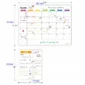 Summer Calendar For Fridge Monthly Weekly Planner Calendar Table Dry Erase Whiteboard Fridge Sticker Message Board Menu – 2Pcs 7