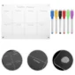 Acrylic Magnetic Dry Erase Board Daily Planner Acrylic Wall Whiteboard Calendar Home Kitchen Erasable Flexible Writing Tablet 2