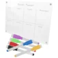 Acrylic Magnetic Dry Erase Board Daily Planner Acrylic Wall Whiteboard Calendar Home Kitchen Erasable Flexible Writing Tablet 4